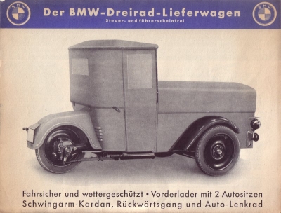 1933 BMW Dreiradlieferwagen